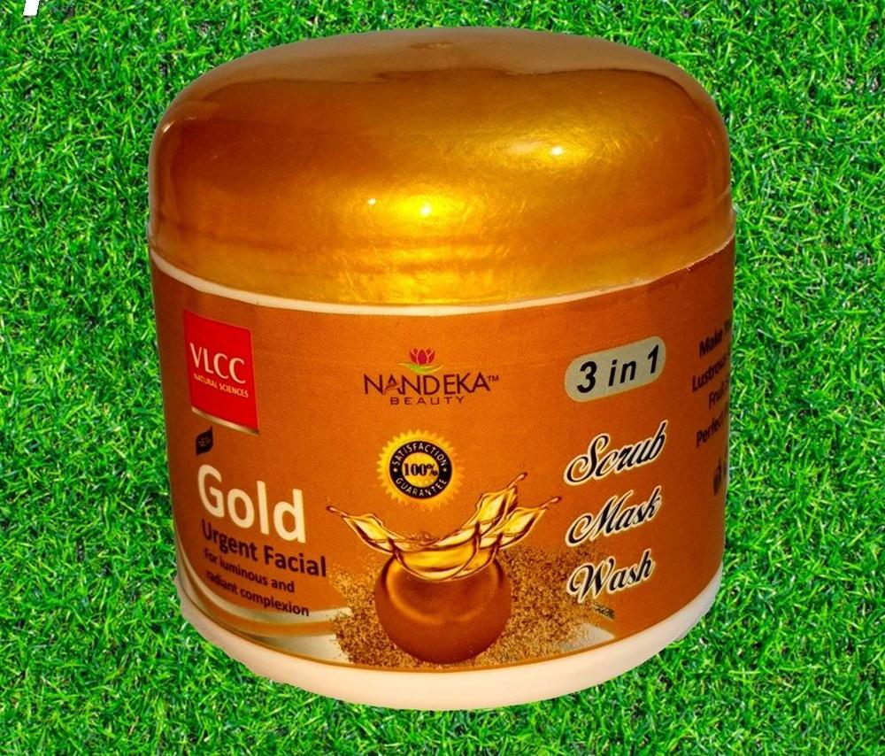 Gold Urgent Facial Whitening Exfoliating 3-in-1