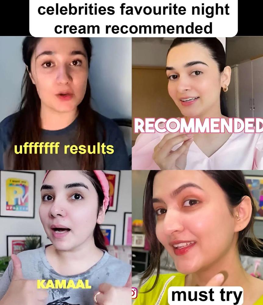 Premium Night Cream for Pakistani Skin - Paraben-Free, Bright & Smooth