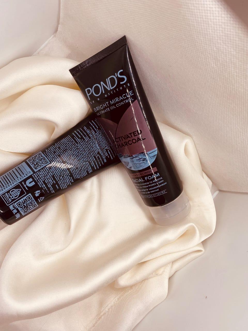 Activated Charcoal Facial Foam for Oily Skin Daily Cleanser