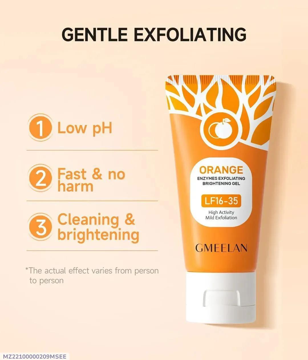 Orange Enzyme Exfoliating Brightening Gel for All Skin Types – Markaz