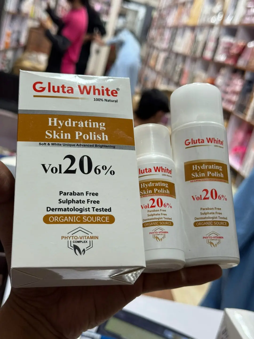 Gluta White Hydrating Skin Polisher 20% Paraben Free