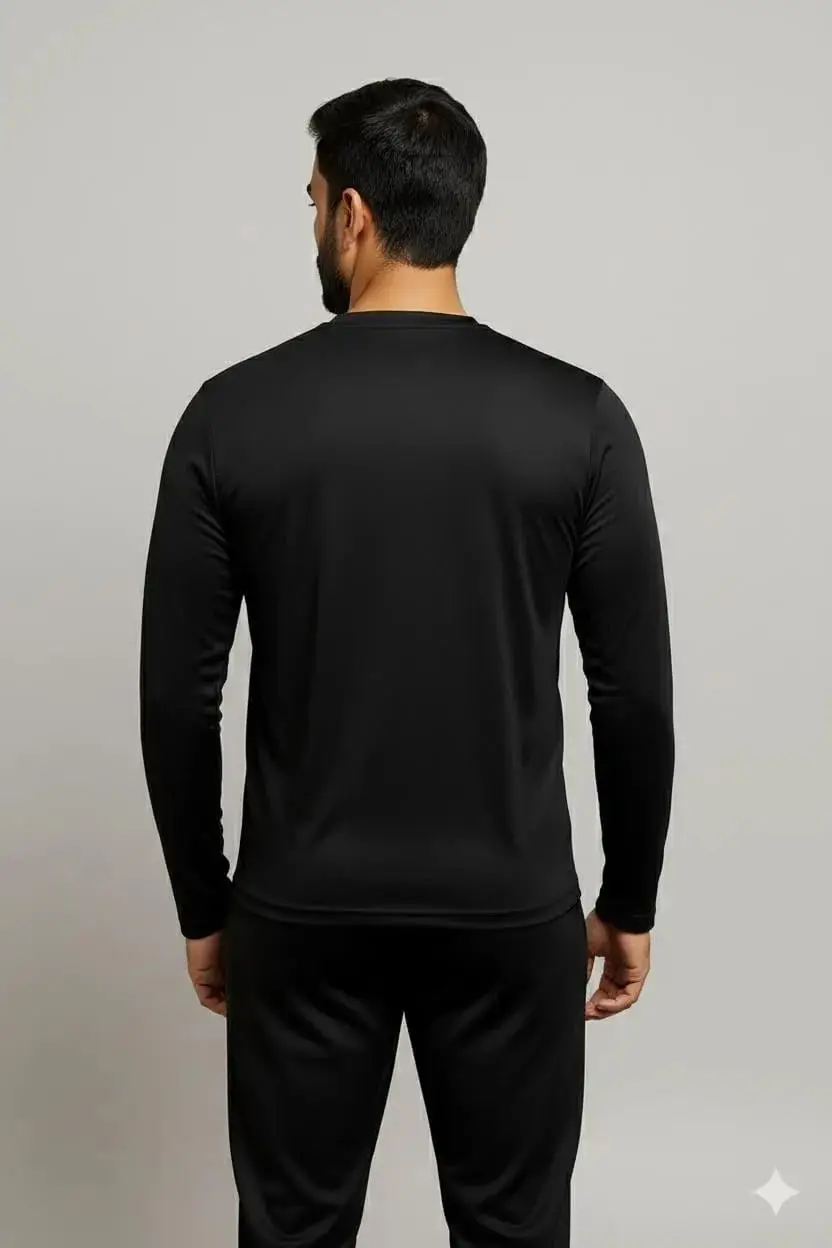 2 Pcs Men's Fleece Printed Sweatshirt Track Suit