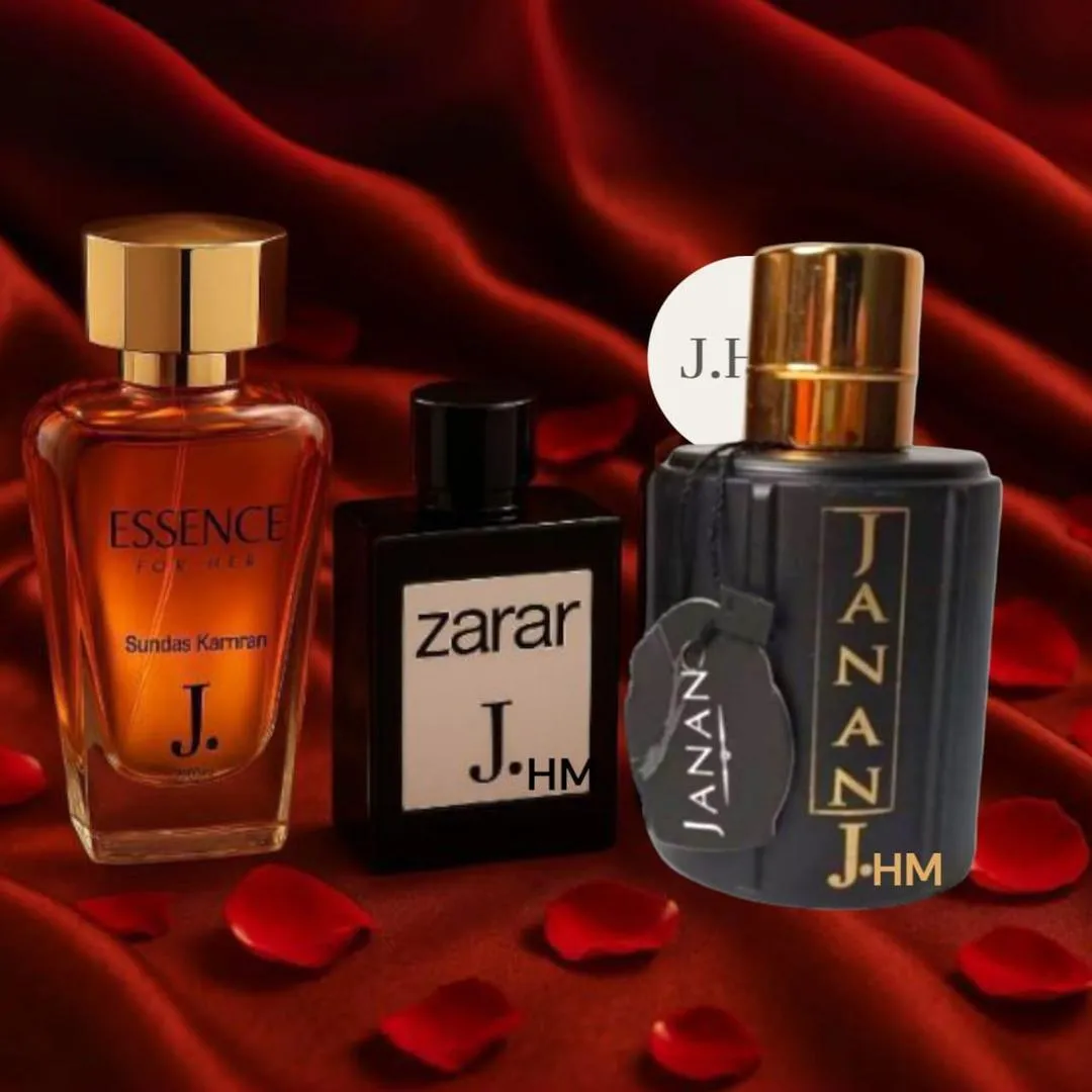 Sweat Resistant Perfume Pack of 3 Unisex 100ml