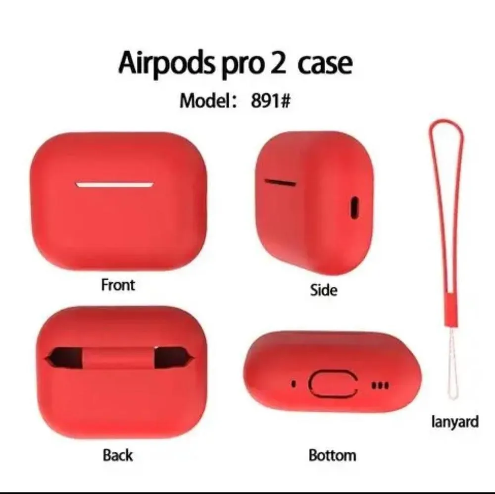 Premium Silicone Airpod Cover White Black Quilted