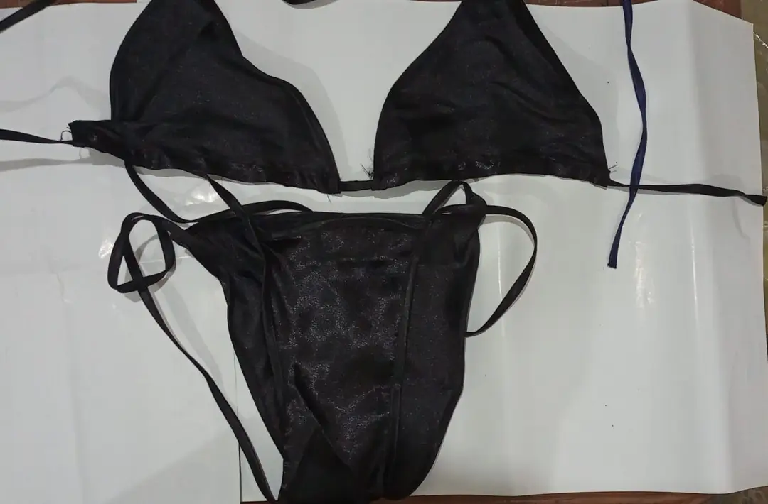 Silk Plain Comfortable And Lightweight Bikini Set / Swim Wear Bikini