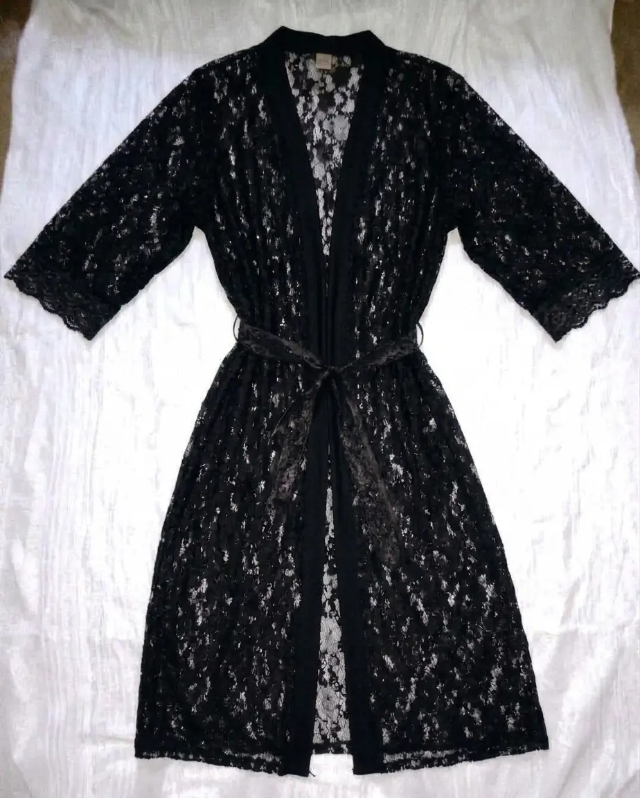 2 Pcs Women's Stitched Cotton Lace-Work Night Gown/ Net Gown With Panty (Lingerie Set)