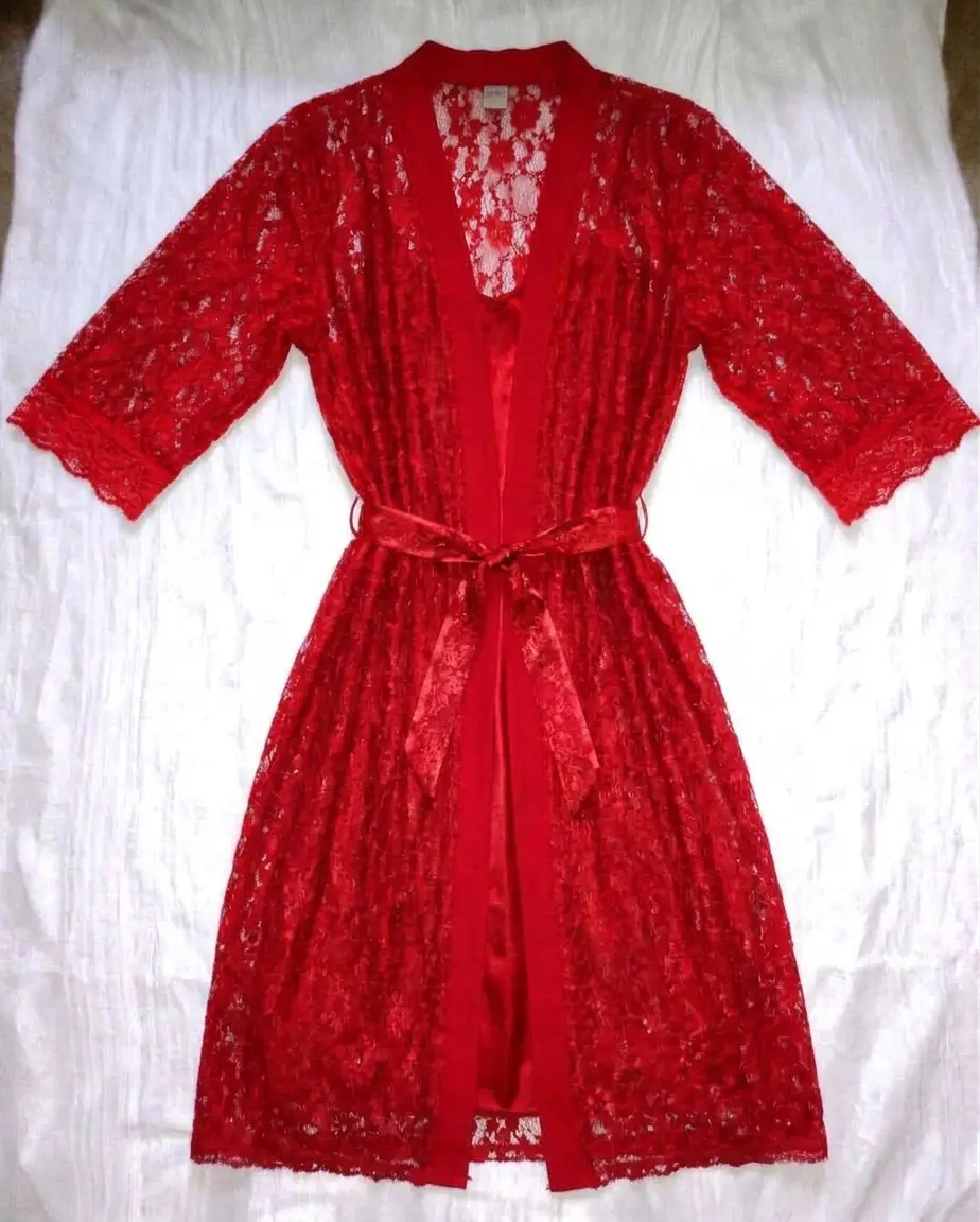 2 Pcs Women's Stitched Cotton Lace-Work Night Gown/ Net Gown With Panty (Lingerie Set)