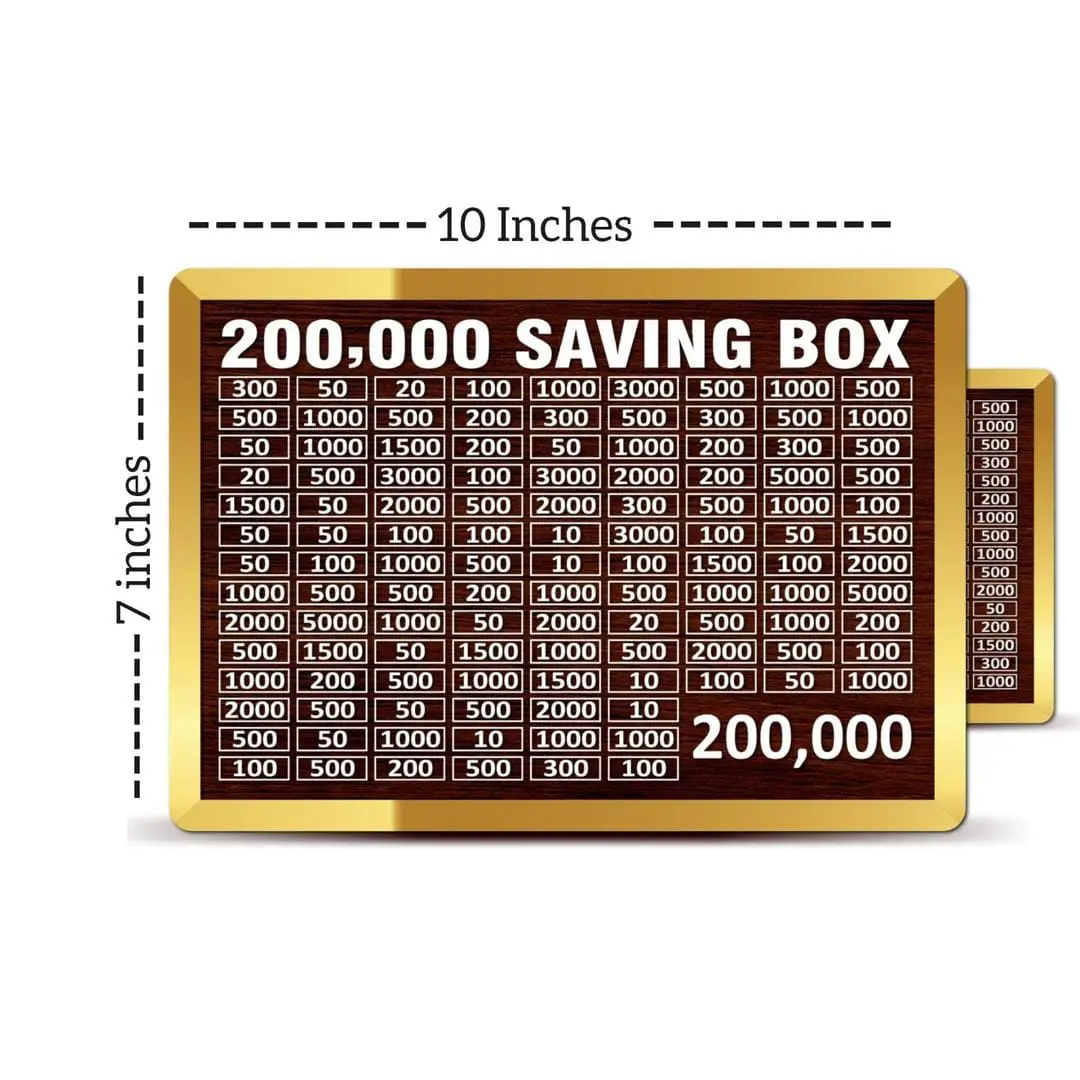 200,000 Saving Box