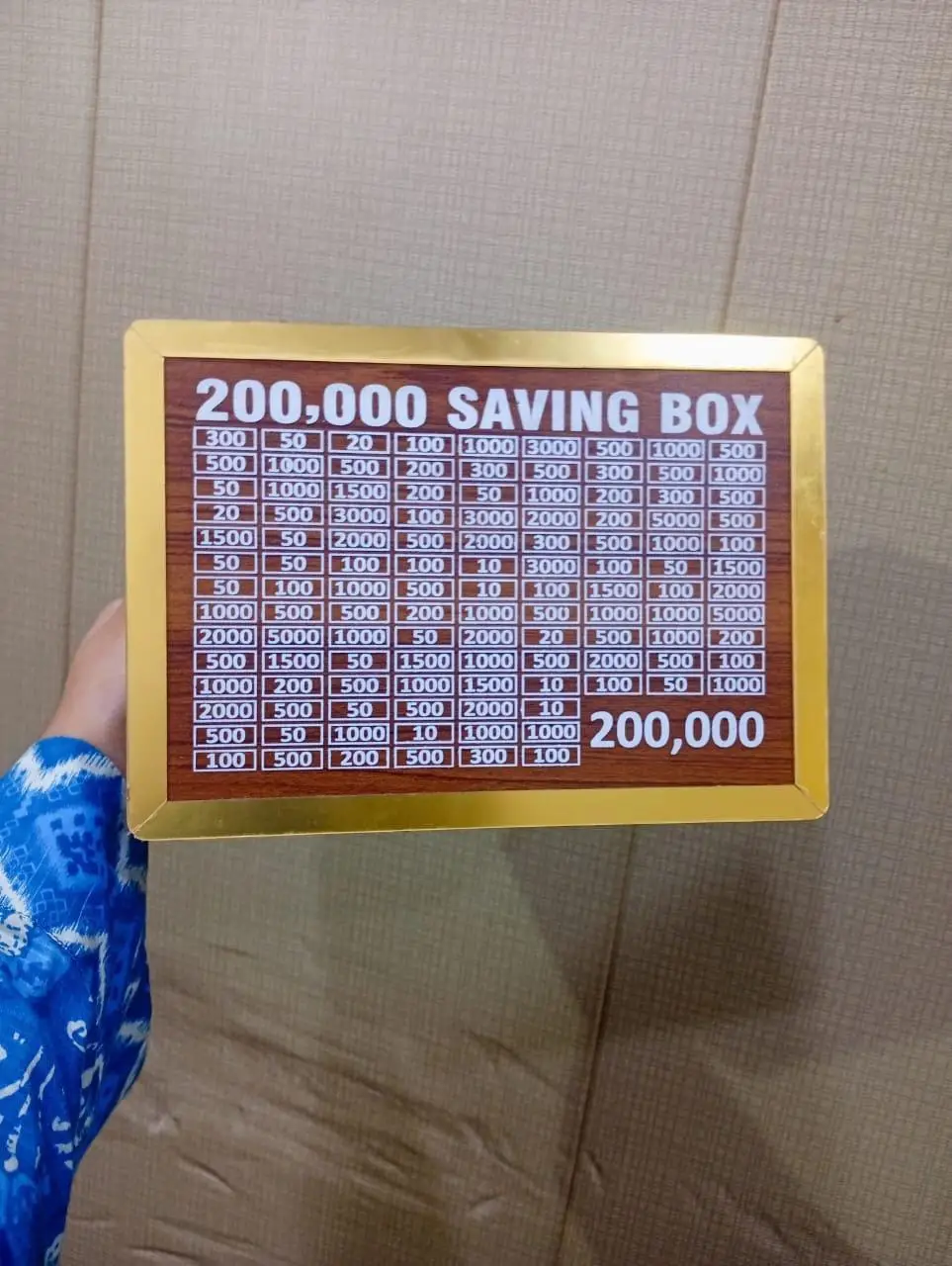 200,000 Saving Box