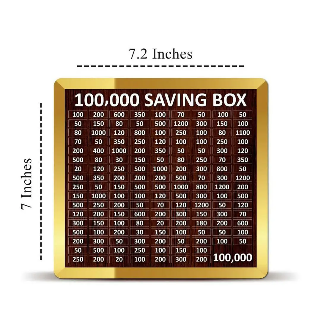 100,000 Saving Box
