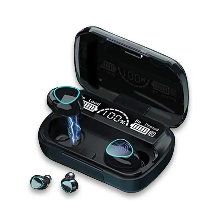 Original M10 & M90 Airpods TWS i12 Double Wireless tws Bluetooth Hand Free with Power Bank Stereo Earphones White bluetooth ear phone for all cell phones use