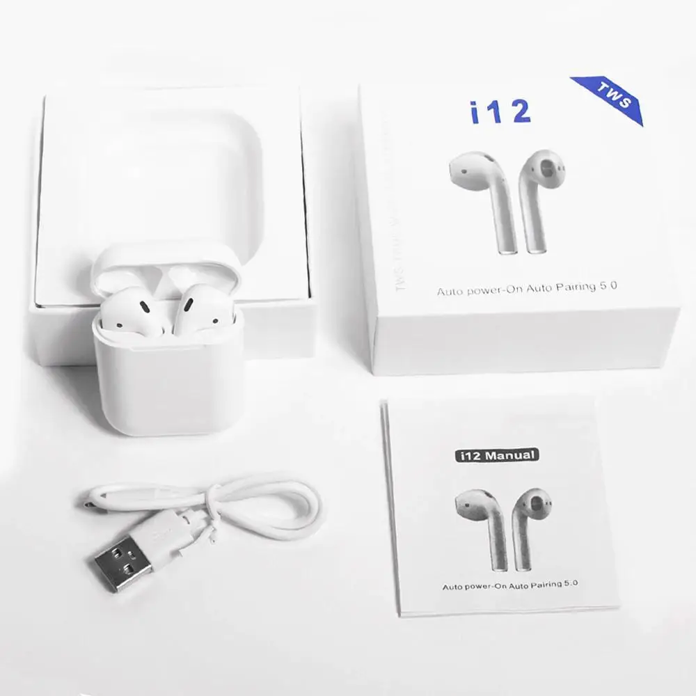 White Airpods I 12