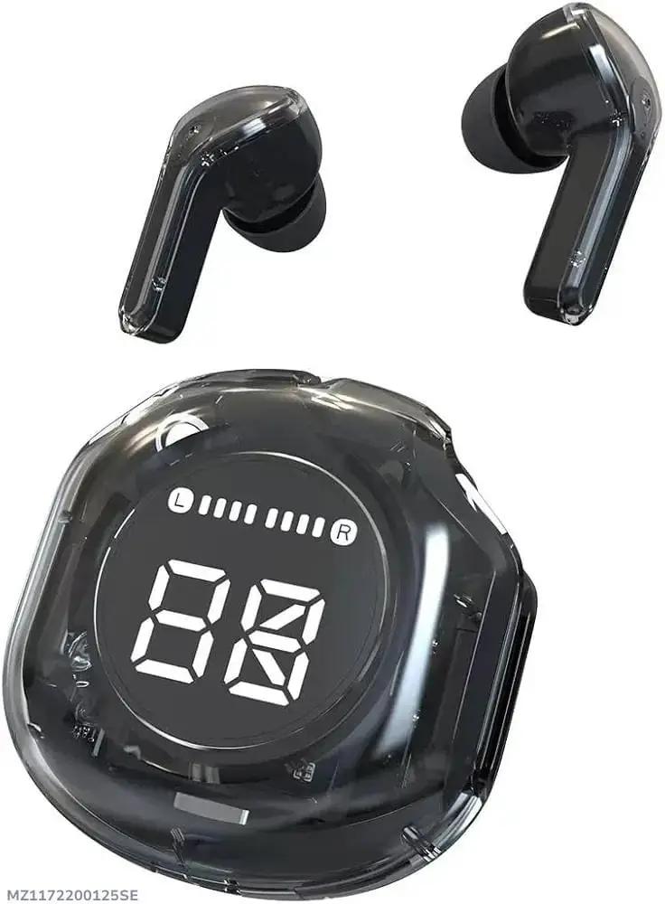 Wireless Black Earbuds