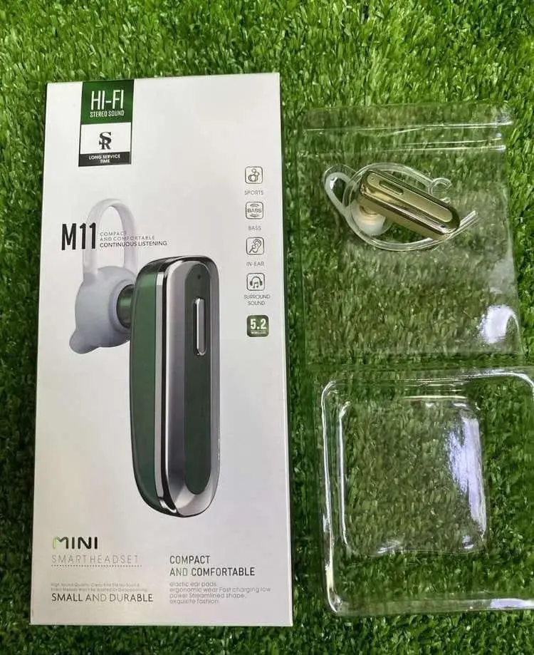 Smart Bluetooth Headset M11 Mini Compact Comfortable Small