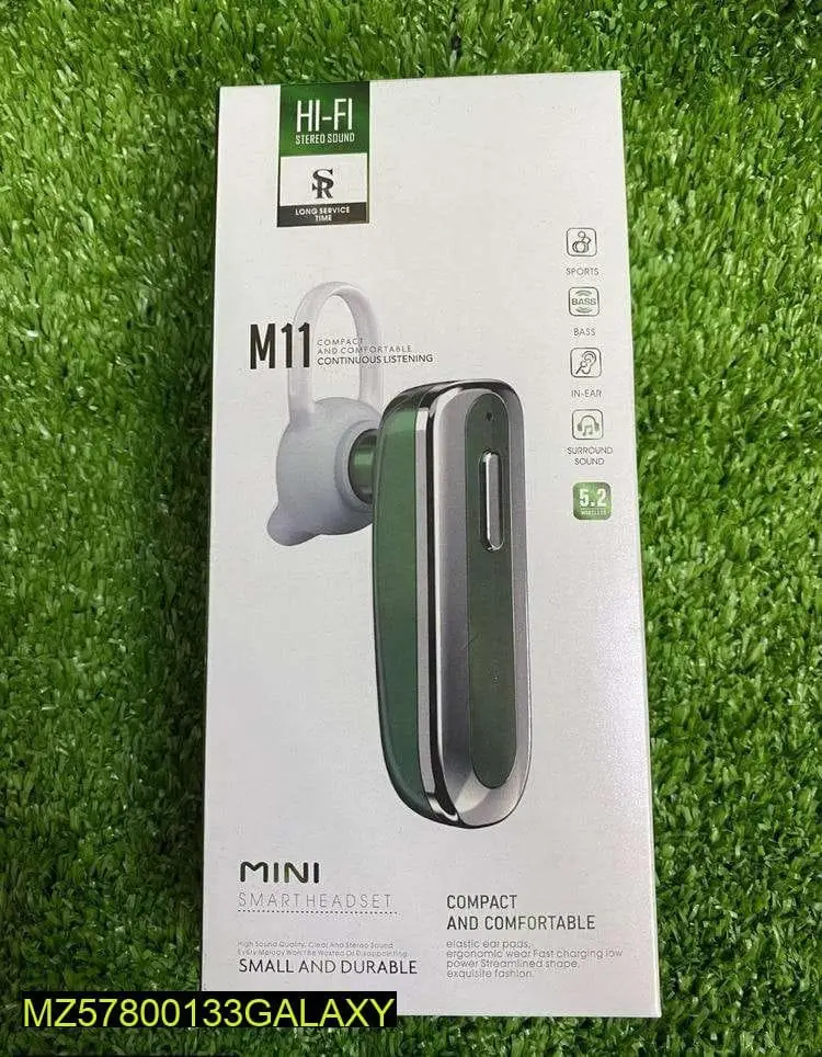 Smart Bluetooth Headset M11 Mini Compact Comfortable Small