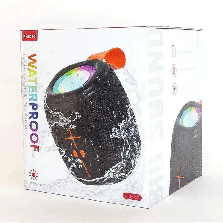 Speaker waterproof and led light