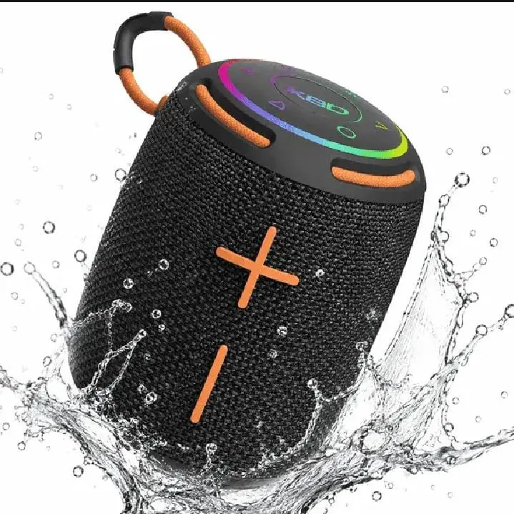 Speaker waterproof and led light