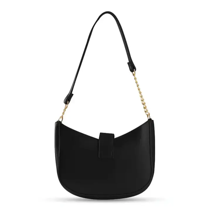 Girl's Faux Leather Plain Satchel Bag