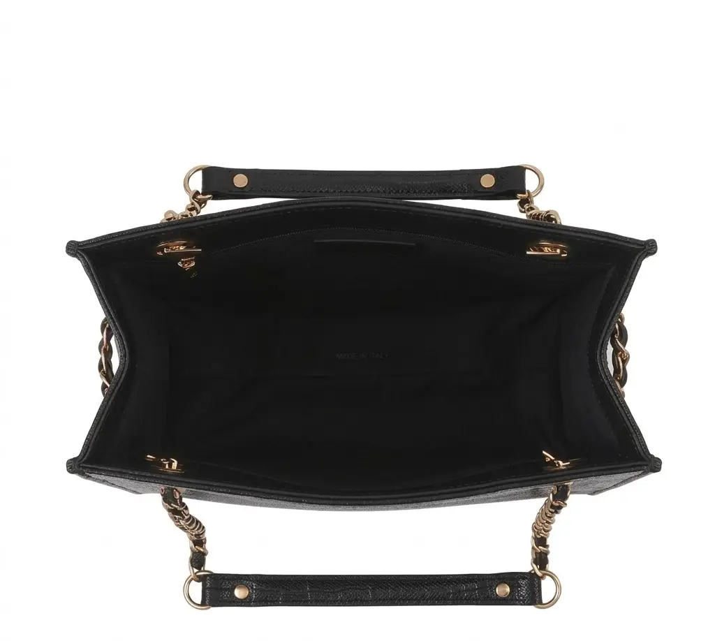 Girl's Faux Leather Textured Satchel Bag