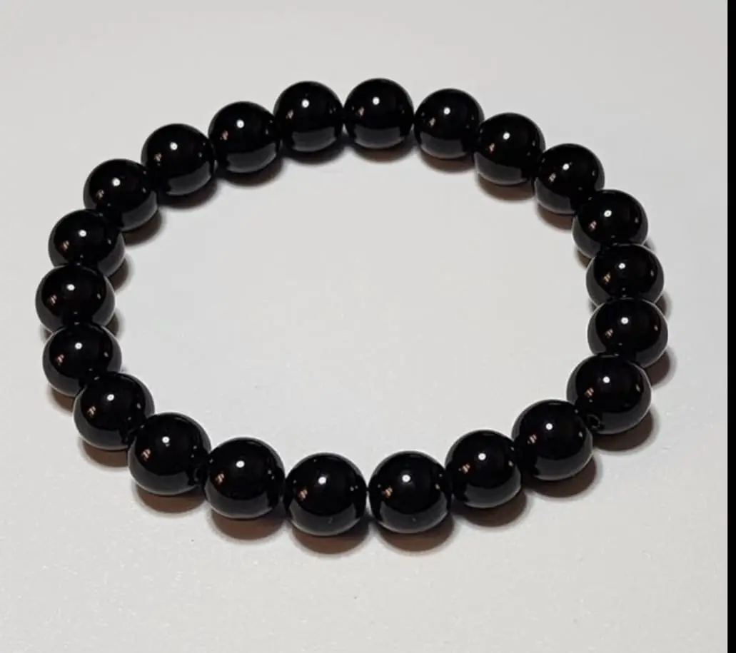1 Pc Pearl Stone Aluminium Plated Pearl Men's Bracelet