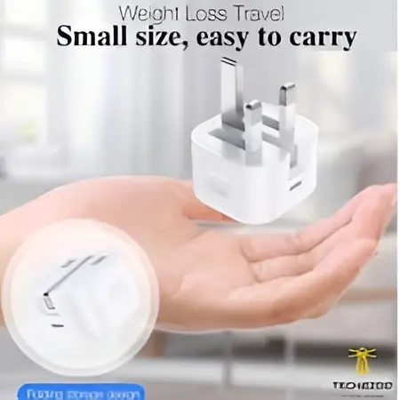 35W Charger PD 35W Charger 3PIN Power Adapter With Type-C to Type-C Cable And Without Cable Compatible with 15 & 16 Series
