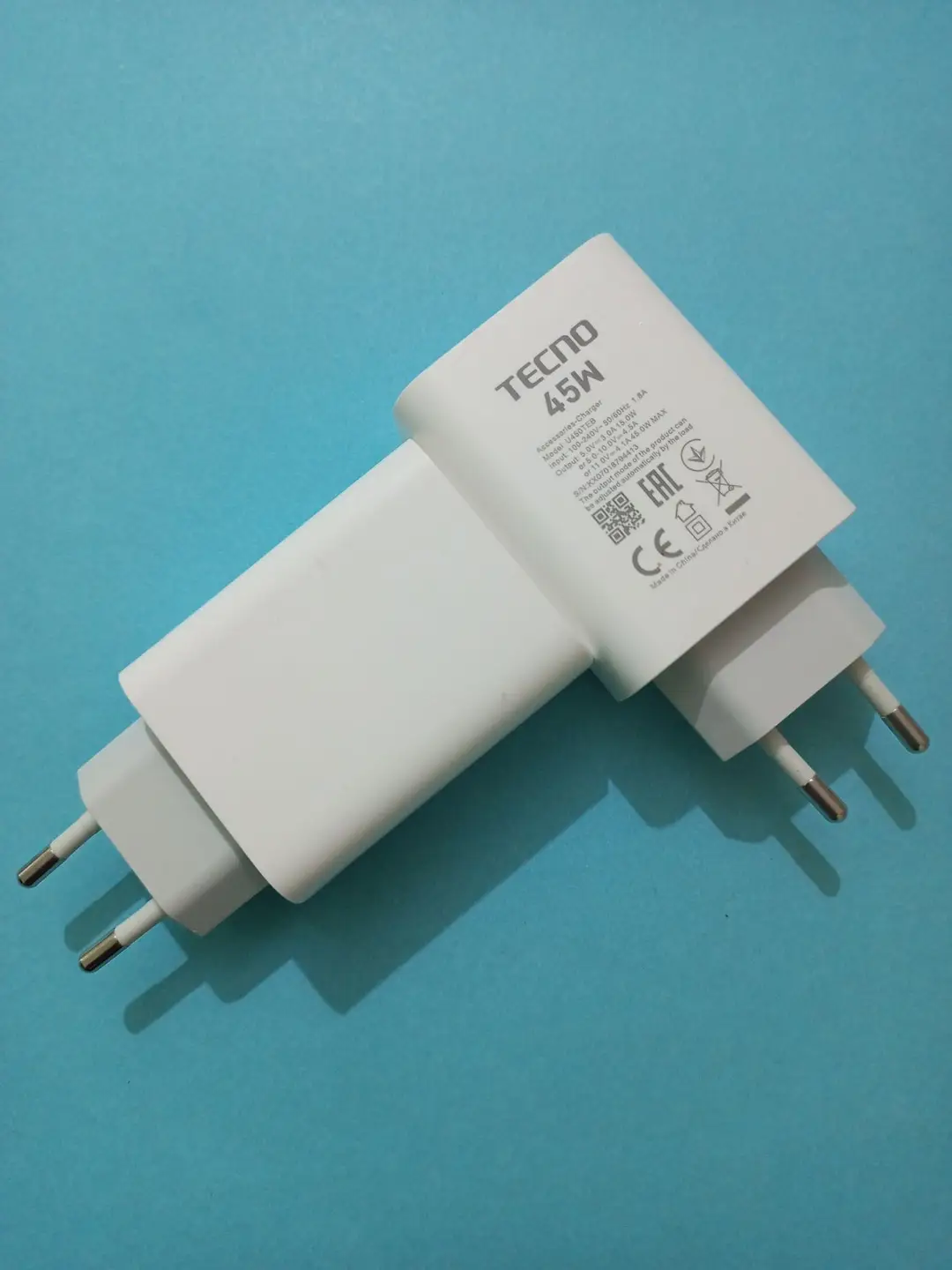 techno 45watt original adaopter/charger all mobile supported of techno fast charger and long lasting