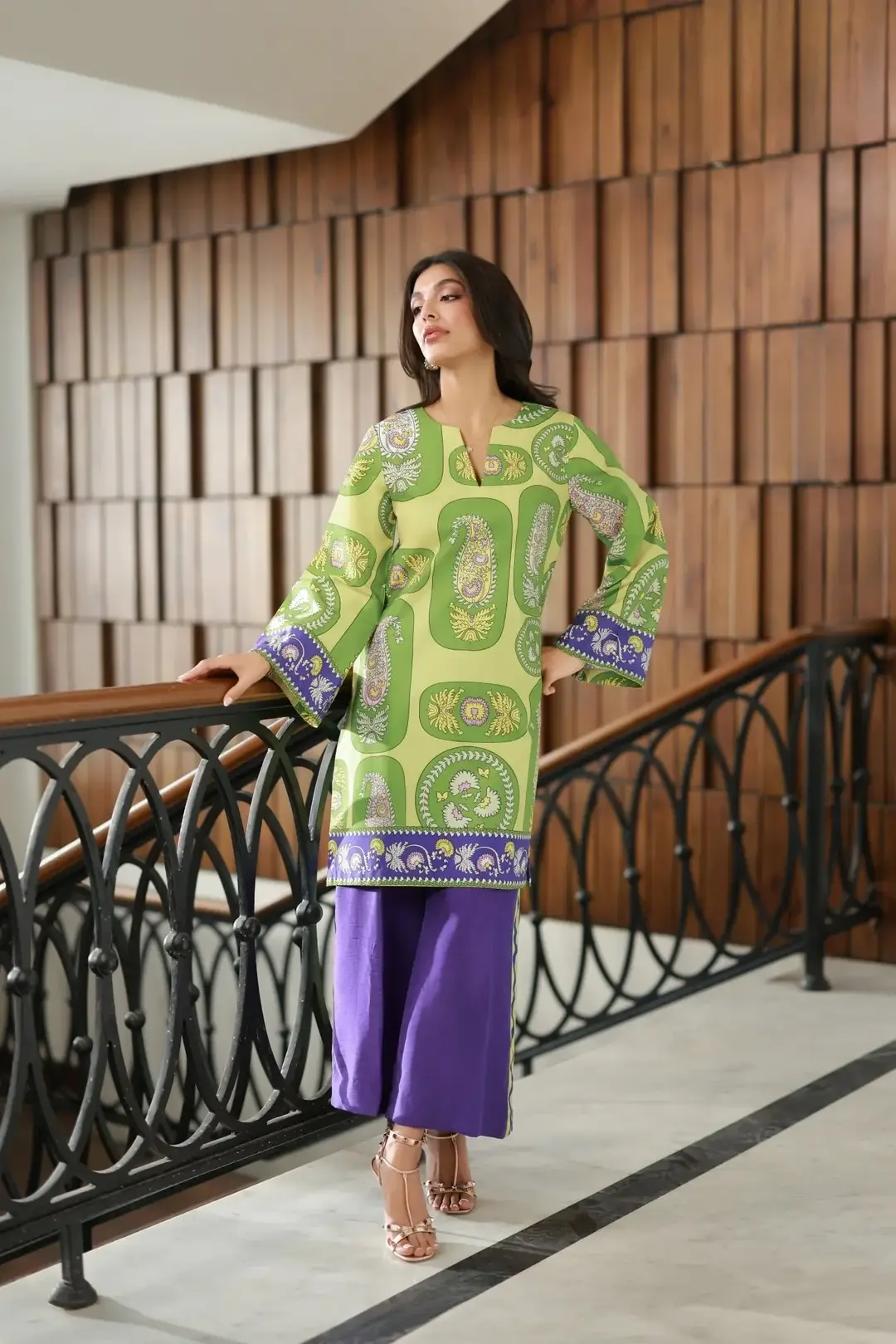 Stunning Women's Stitched Printed Shirt and Trouser Set - 2 Pcs