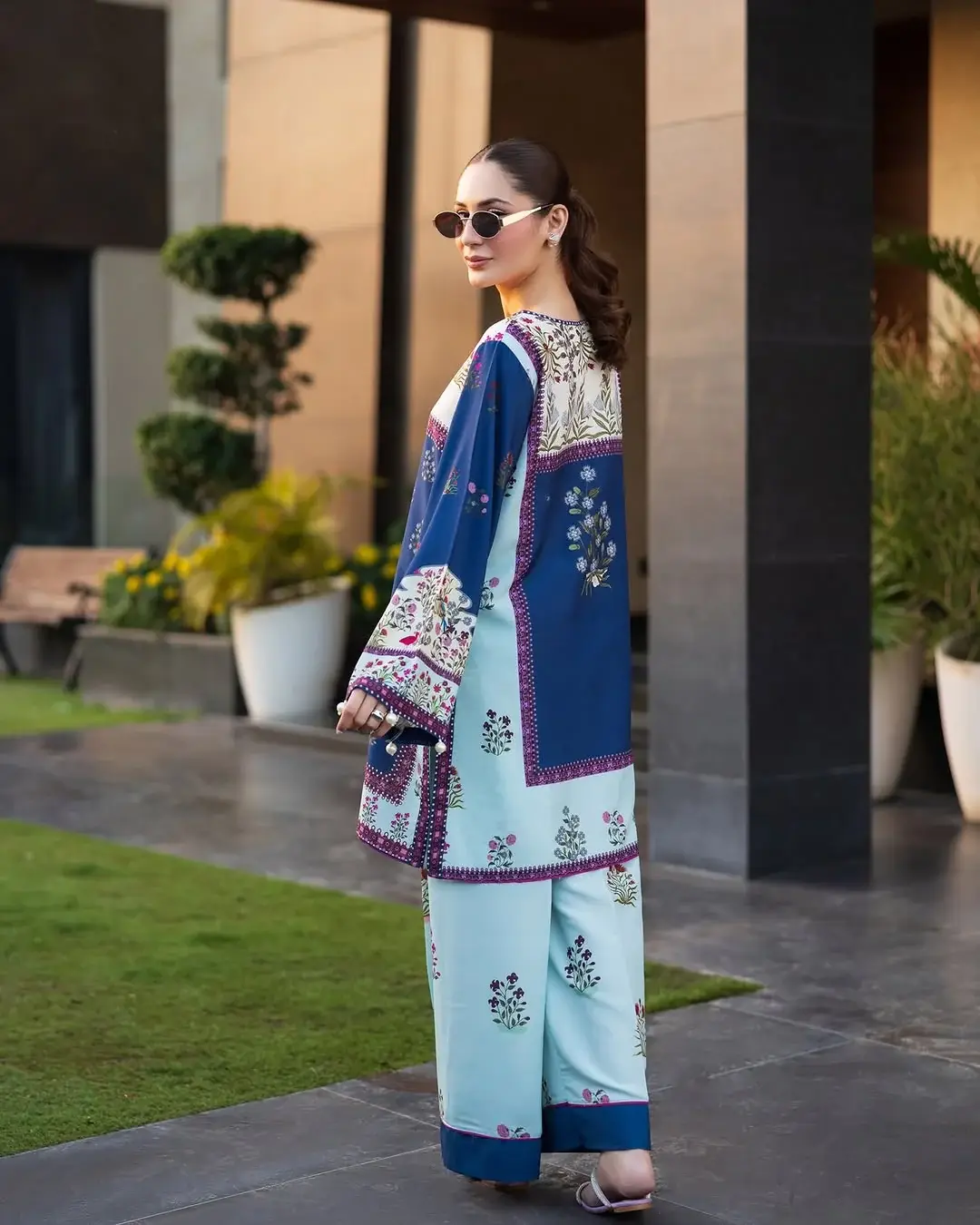 Stylish Women's Stitched Printed Outfit - 2 Pcs Set