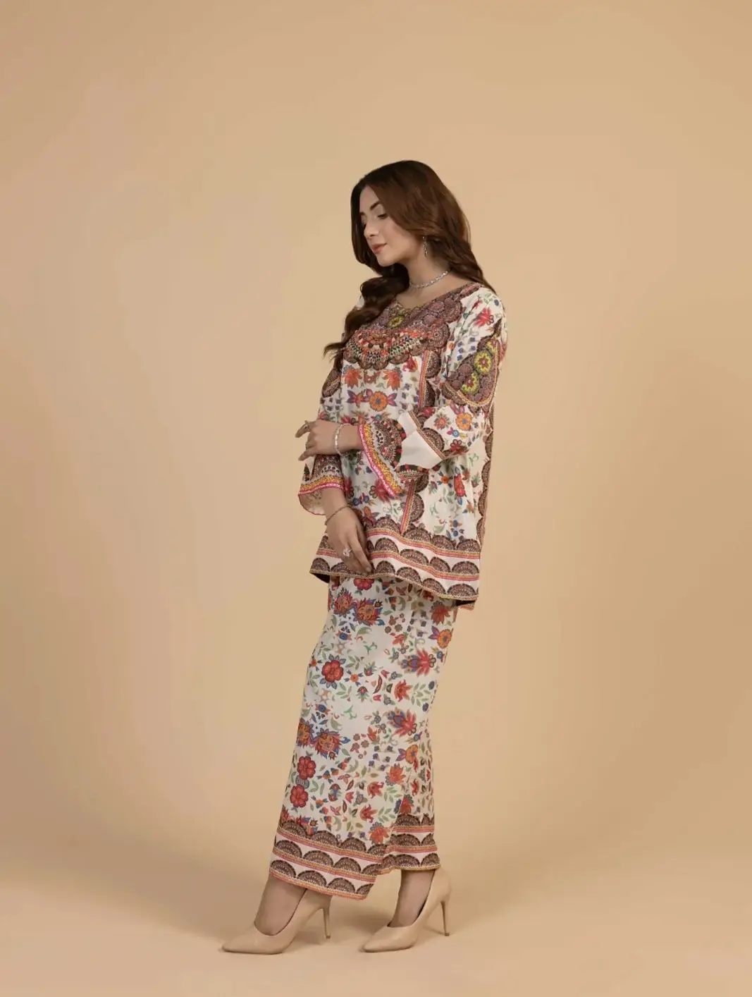 Stunning Women's Stitched Digital Print Suit - 2 Pcs Ensemble