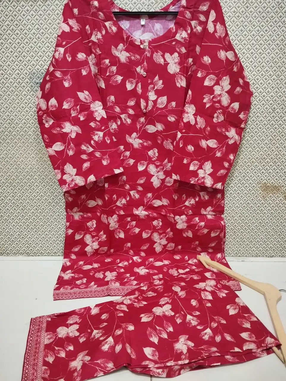 Women's 2 Piece Digital Printed Lawn Suit – Pure Lawn Stitched Shirt & Trouser | Soft Summer Casual Wear | Medium Size Ready to Wear