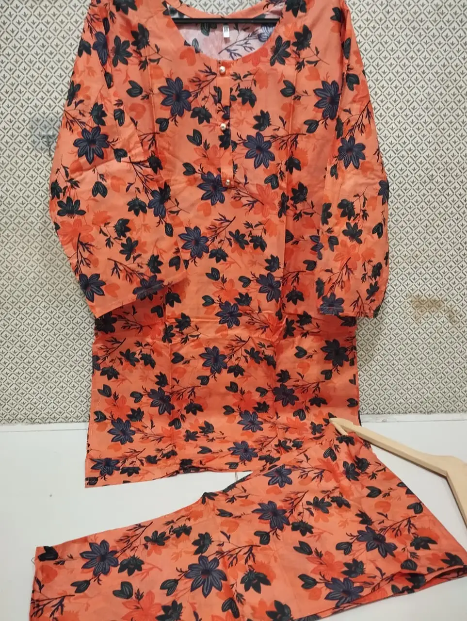 Women's 2 Piece Digital Printed Lawn Suit – Pure Lawn Stitched Shirt & Trouser | Soft Summer Casual Wear | Medium Size Ready to Wear