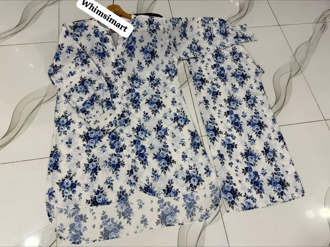 2 Pcs Women's Stitched Swiss Lawn Digital Print Co-Ord Set