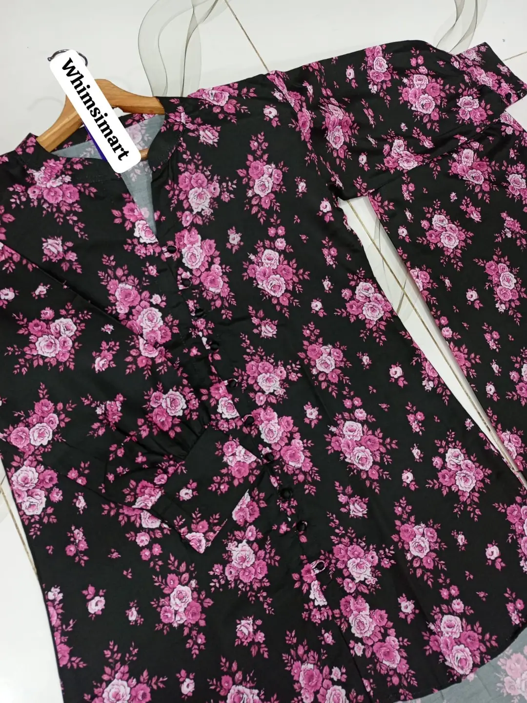 2 Pcs Women's Stitched Swiss Lawn Digital Print Co-Ord Set