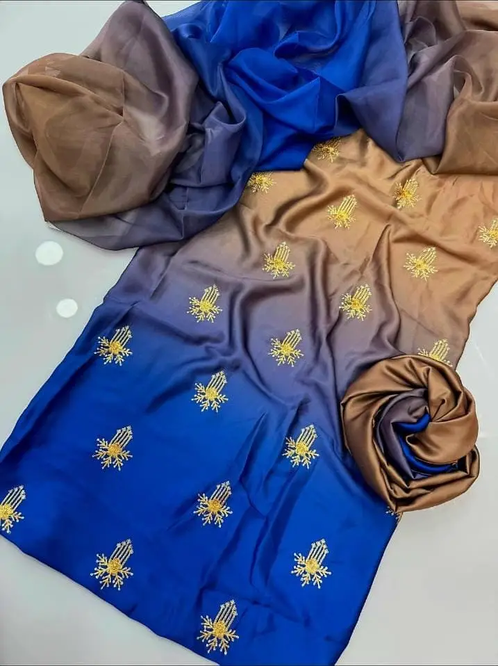 3 Pcs Women's Unstitched Embroidered Suit