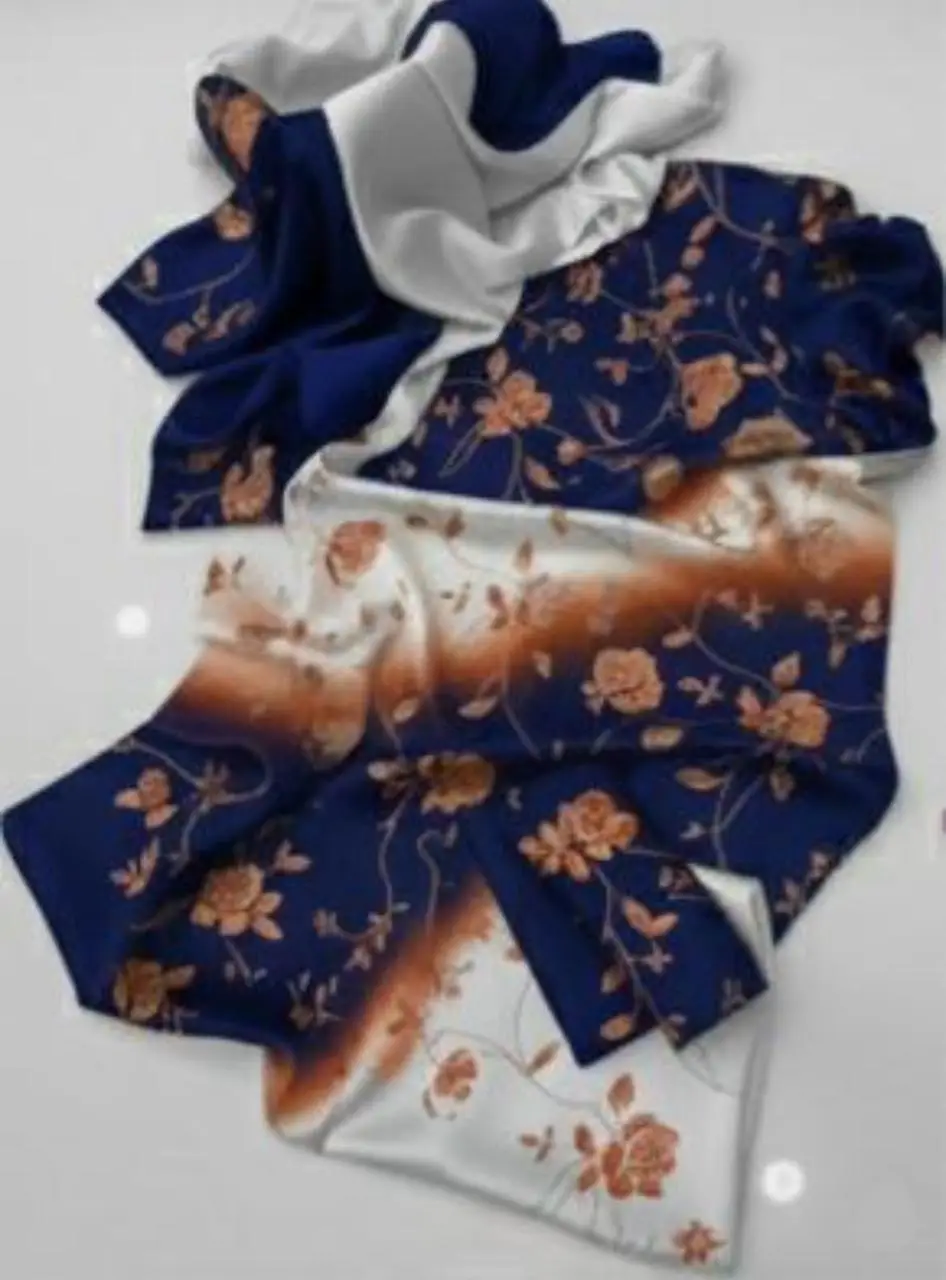 3 Pcs Women's Unstitched Digital Print Suit