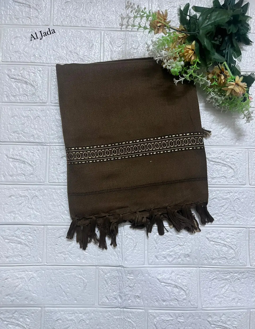 Men's Winter Wool Pashmina Shawl 2.5 Yards | Warm & Soft Traditional Winter Shawl for Men