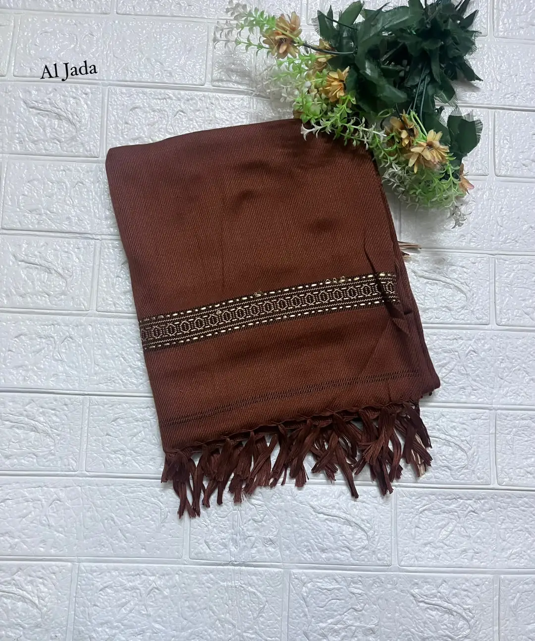 Men's Winter Wool Pashmina Shawl 2.5 Yards | Warm & Soft Traditional Winter Shawl for Men