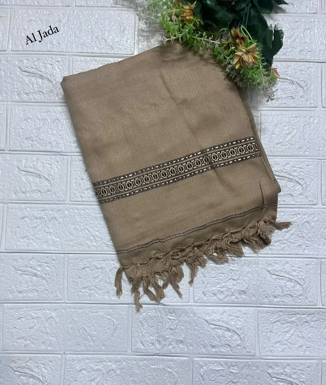 Men's Winter Wool Pashmina Shawl 2.5 Yards | Warm & Soft Traditional Winter Shawl for Men