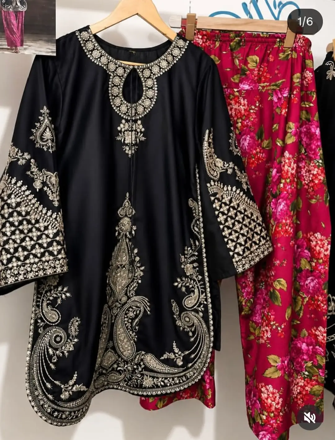 2 Pcs Women’s Stitched Lawn Embroidered Suit