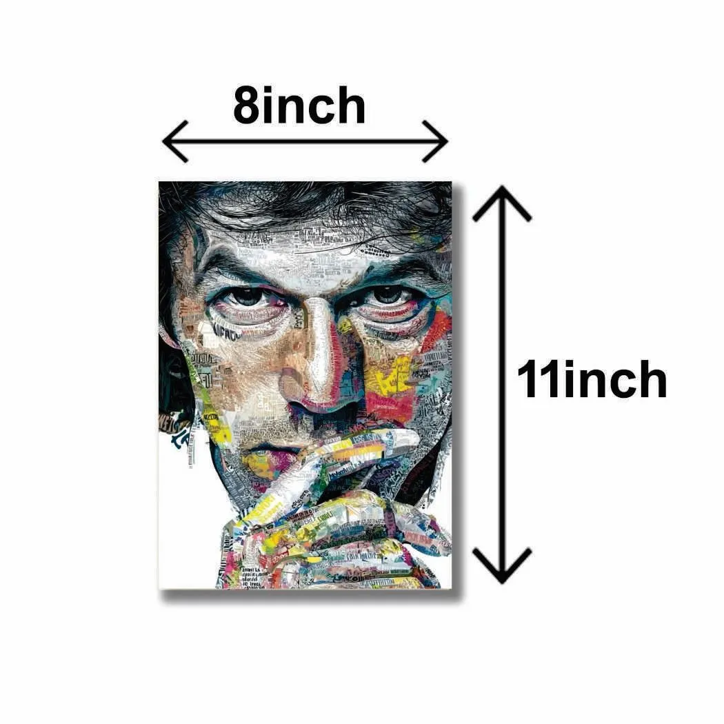 Pakistan Map 3Pcs Multicolor Wall Art 8x11 MDF