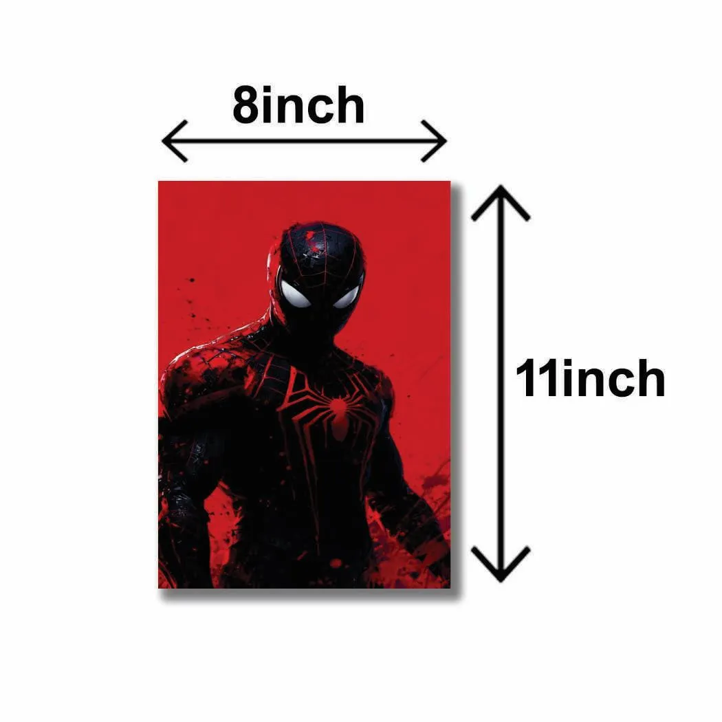 Avengers Wall Art Set 5 Pcs 8x11 MDF Multicolor