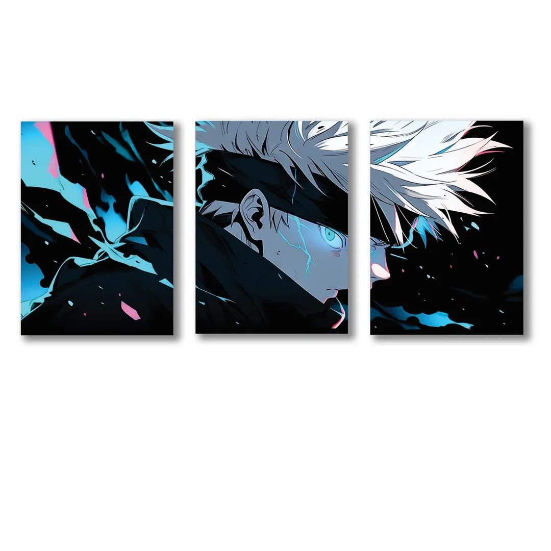 Avengers Wall Art Set 3 Pcs Multicolor 8x11 MDF