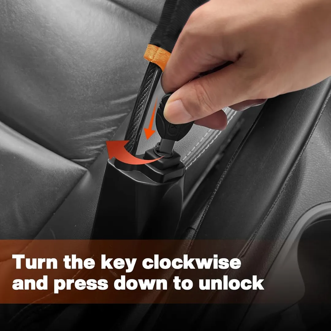 1 Pc Visibility Car Wheel Lock Universal Anti-Theft Steering Wheel Lock