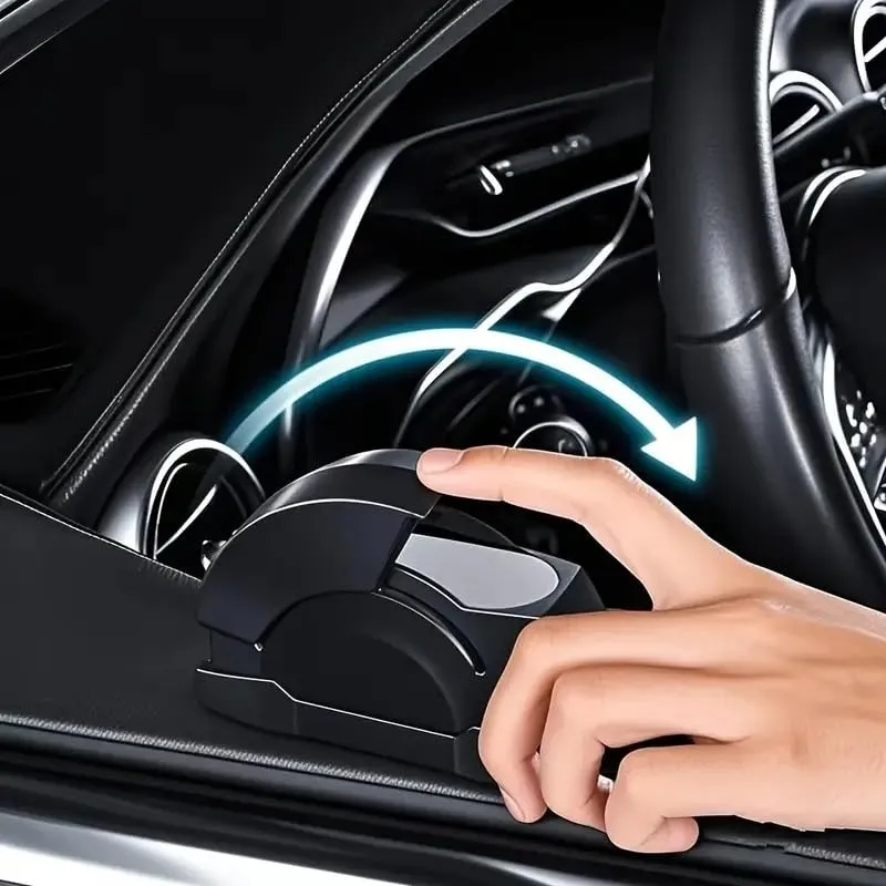 Durable Dashboard Ashtray - 1 Pc Black ABS Plastic