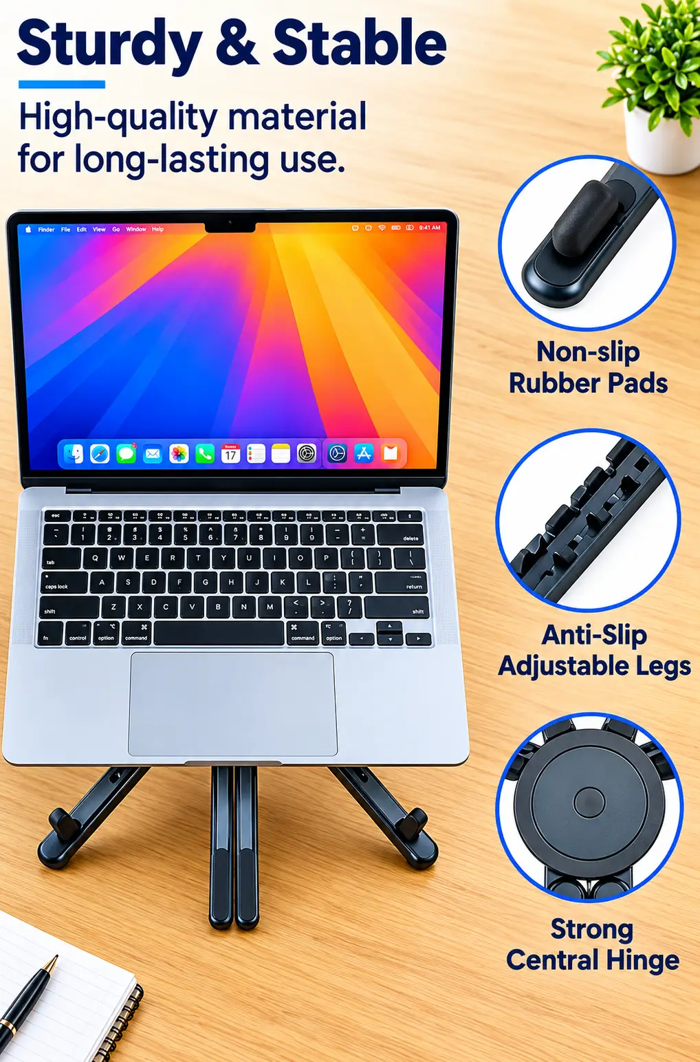 Foldable Adjustable Universal Stand for Laptop