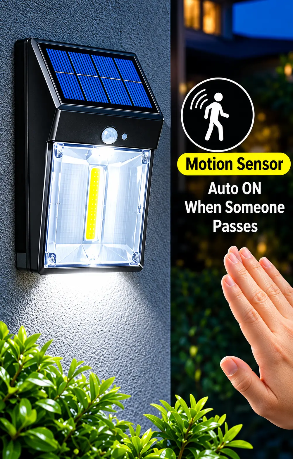 CL-228 Solar LED Light with Motion Sensor/ Solar
