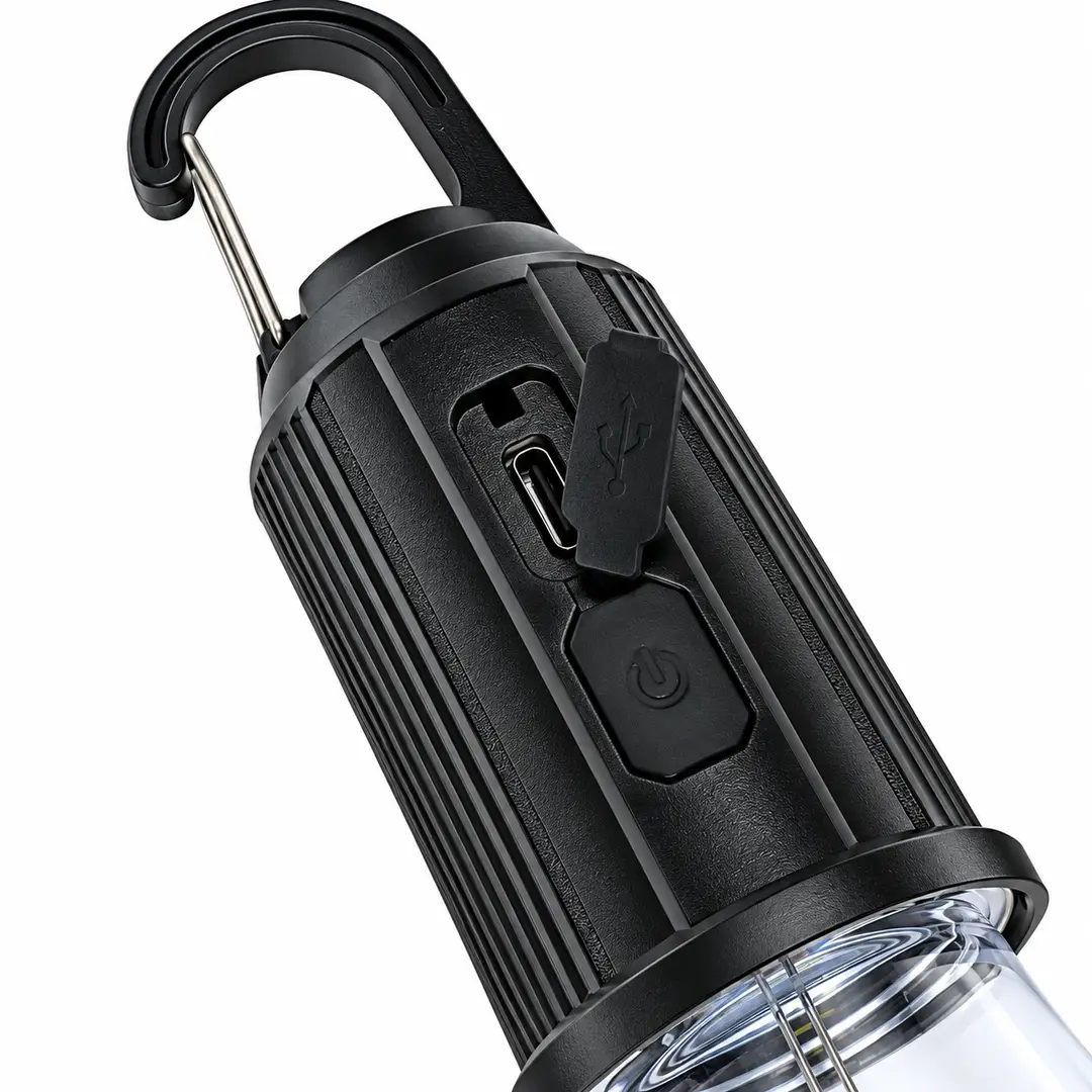 Rechargeable LED Camping Light Bulb with Hanging Hook
