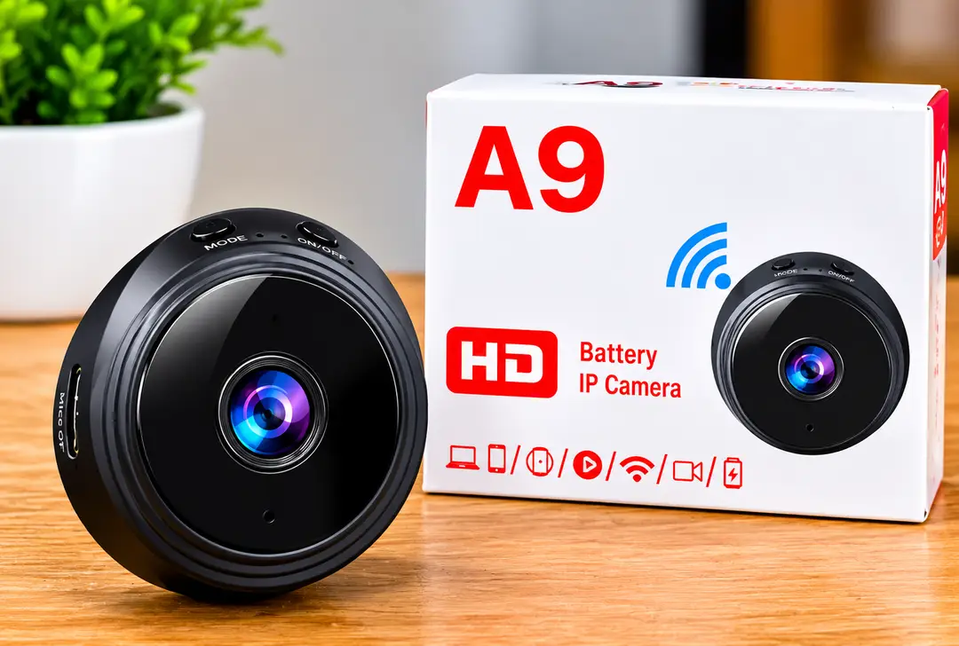 A9 Mini HD Battery IP Camera – Wireless WiFi Security Camera with SD Card Support