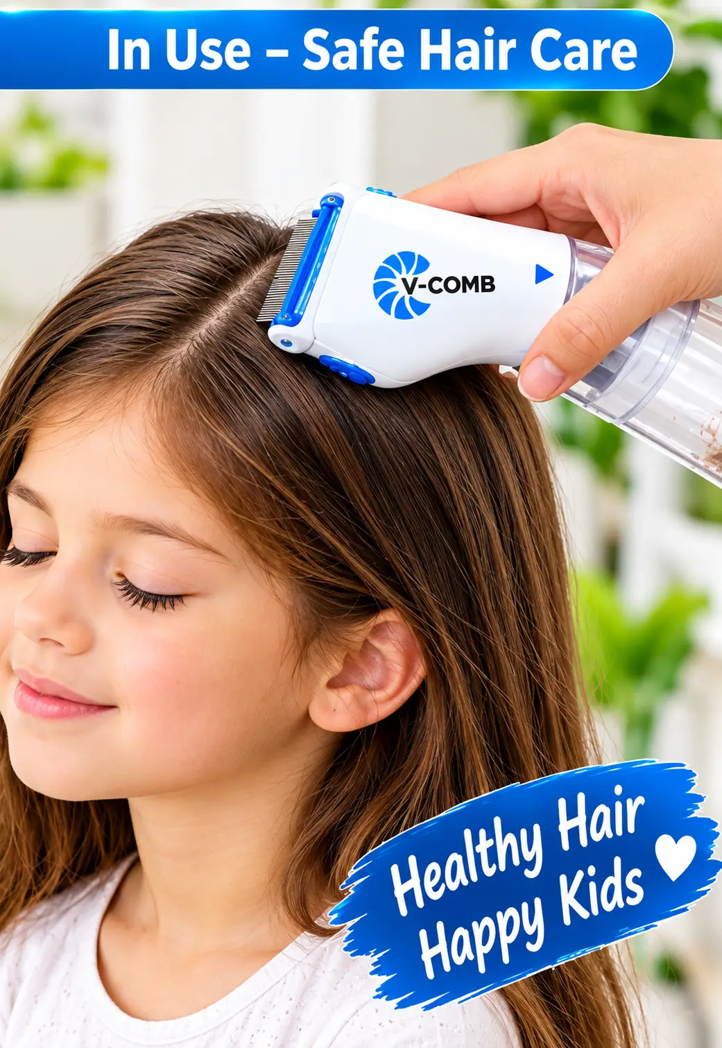 LICETEC V-COMB Electric Head Lice & Nit Removal Comb