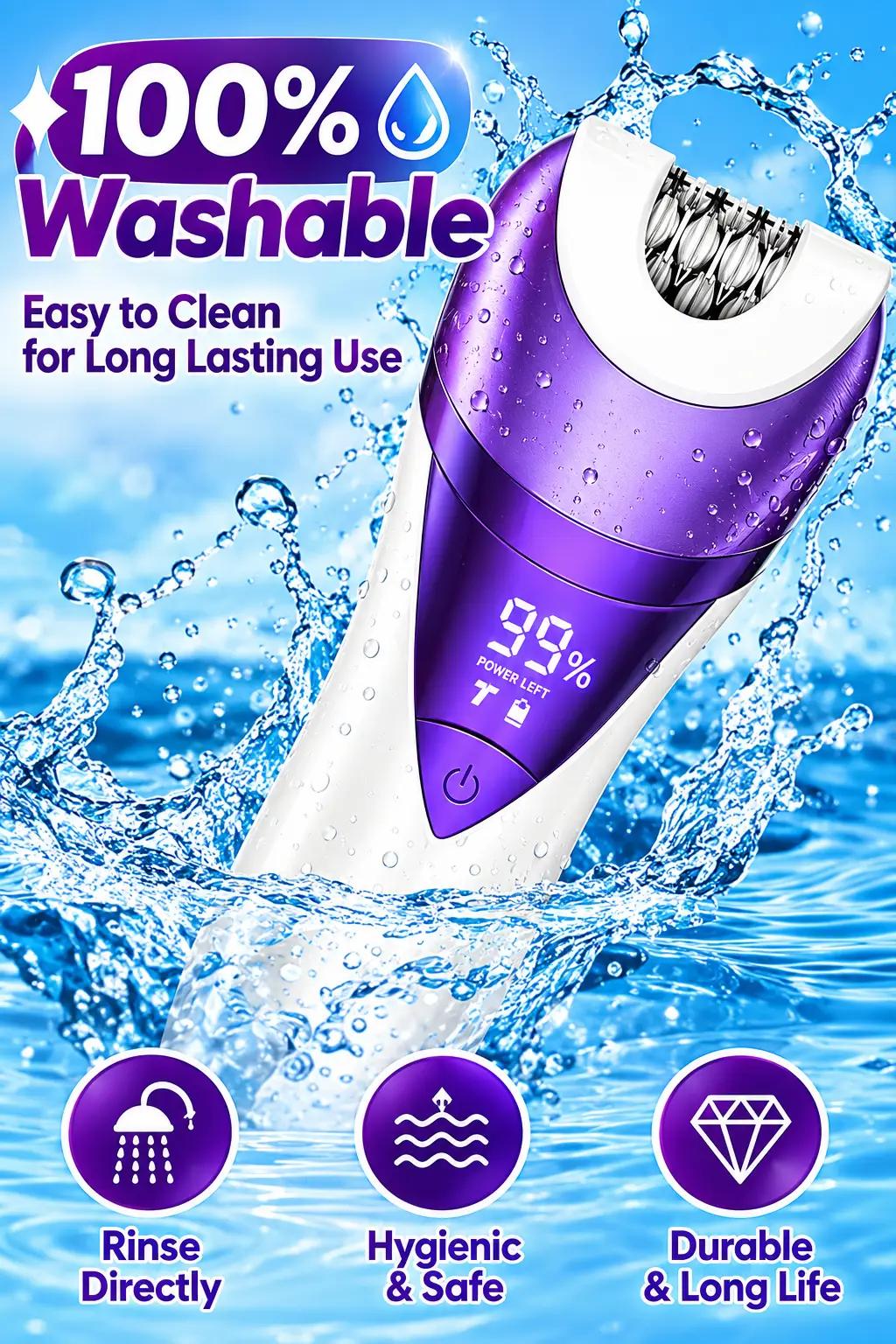 CoralsTechnologiesSmooth7-in-1 Epilator  Ladies Care System